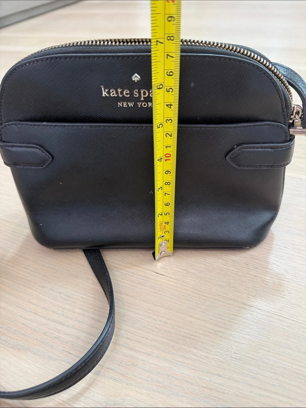 kate spade Black Leather Crossbody Bag